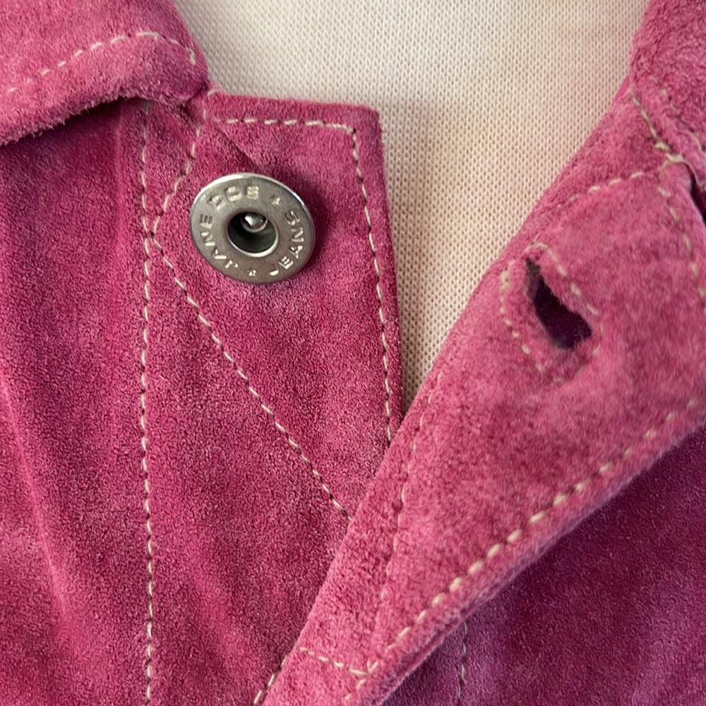 Vintage Jane Doe Pink Suede Jacket - Picture 6 of 7